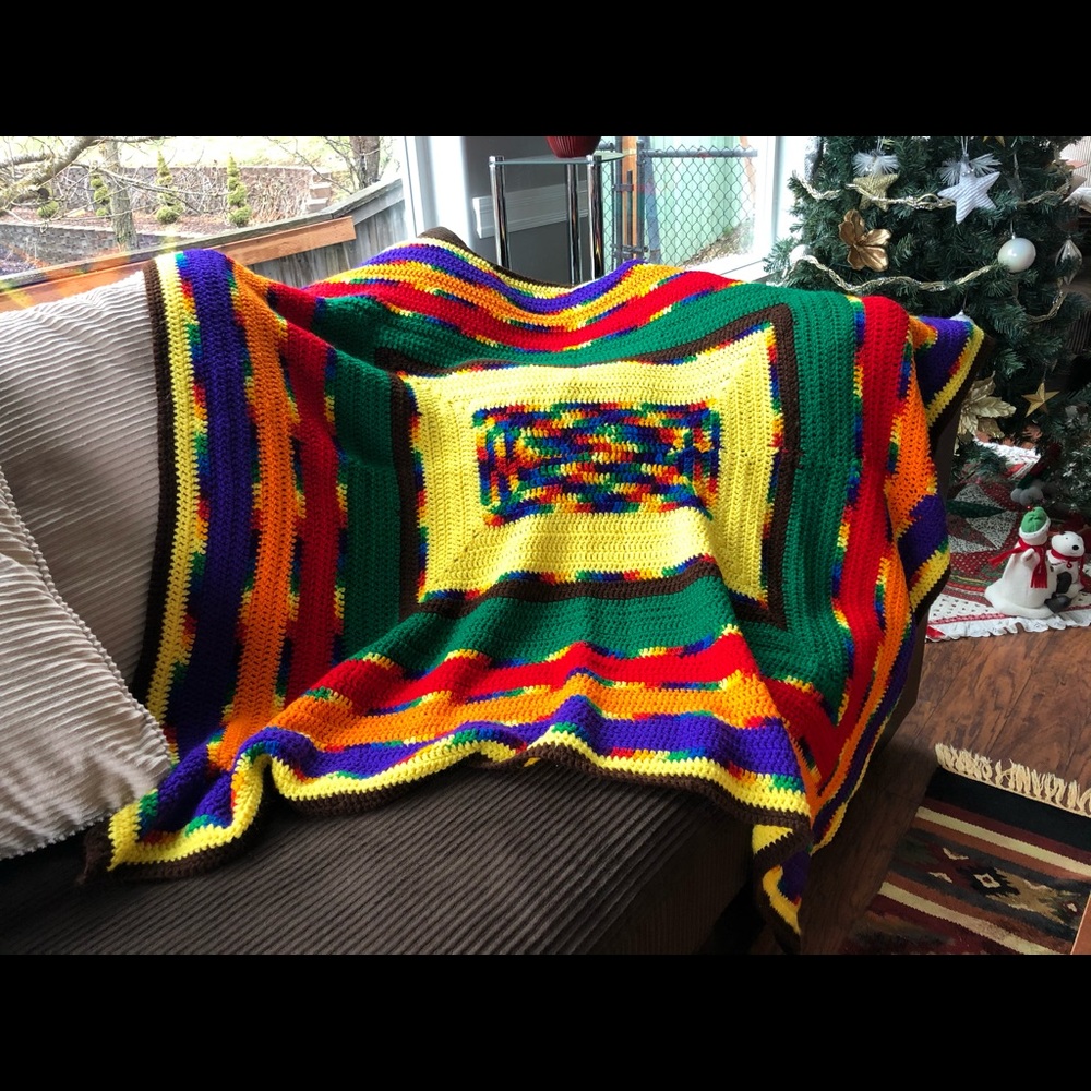 🎀HANDMADE CROCHET BLANKET